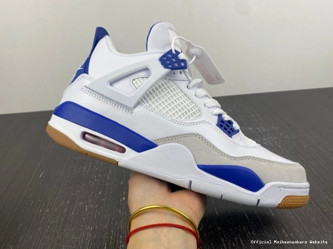 Official Maikesneakers SB Jordan 4 DR5415-140 Retro Blue Pine 0713